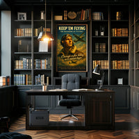 Keep 'Em Flying: The Backbone of Victory Poster