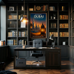Discover Dubai A Fusion of Innovation and Tradition Description Poster
