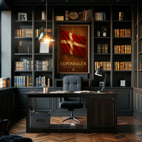 Copenhagen Where Heritage Meets Modernity Poster