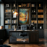 California The Golden State Poster