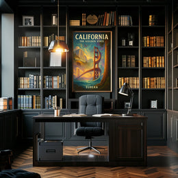 California The Golden State Poster