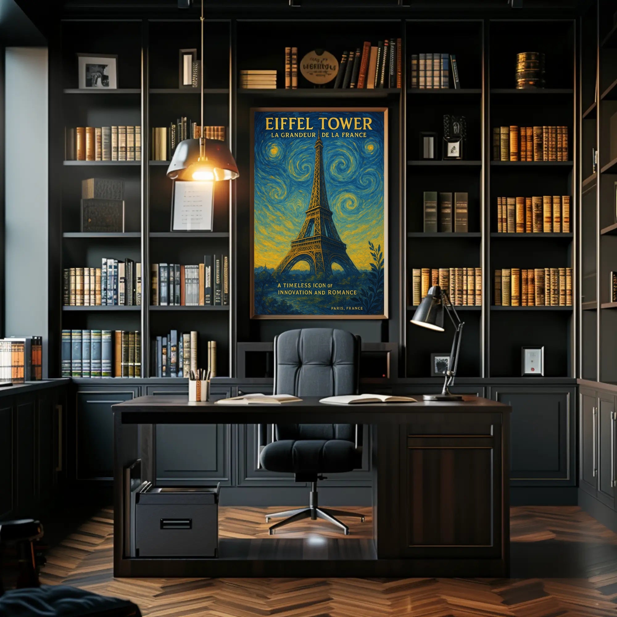 Eiffel Tower La Grandeur De La France Poster