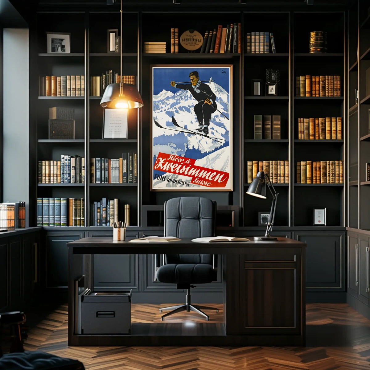 Winter In Zweisimmen Poster