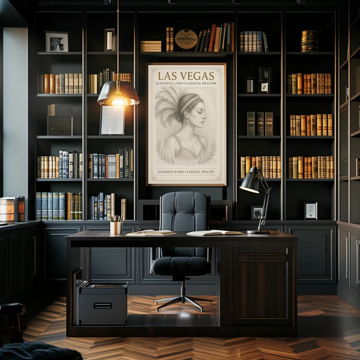 Elegance in Neo-Classical Realism Artistry Sophistication La Poster
