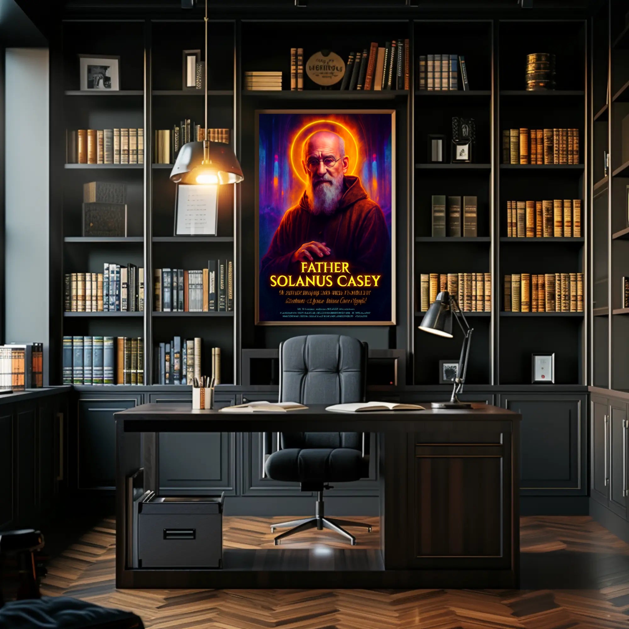 Father Solanus Casey Inspirational Religious Artwork Poster PosterGoat
