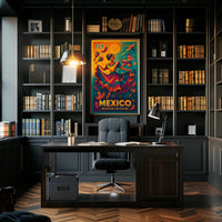Fly to Mexico Wander in Color Poster