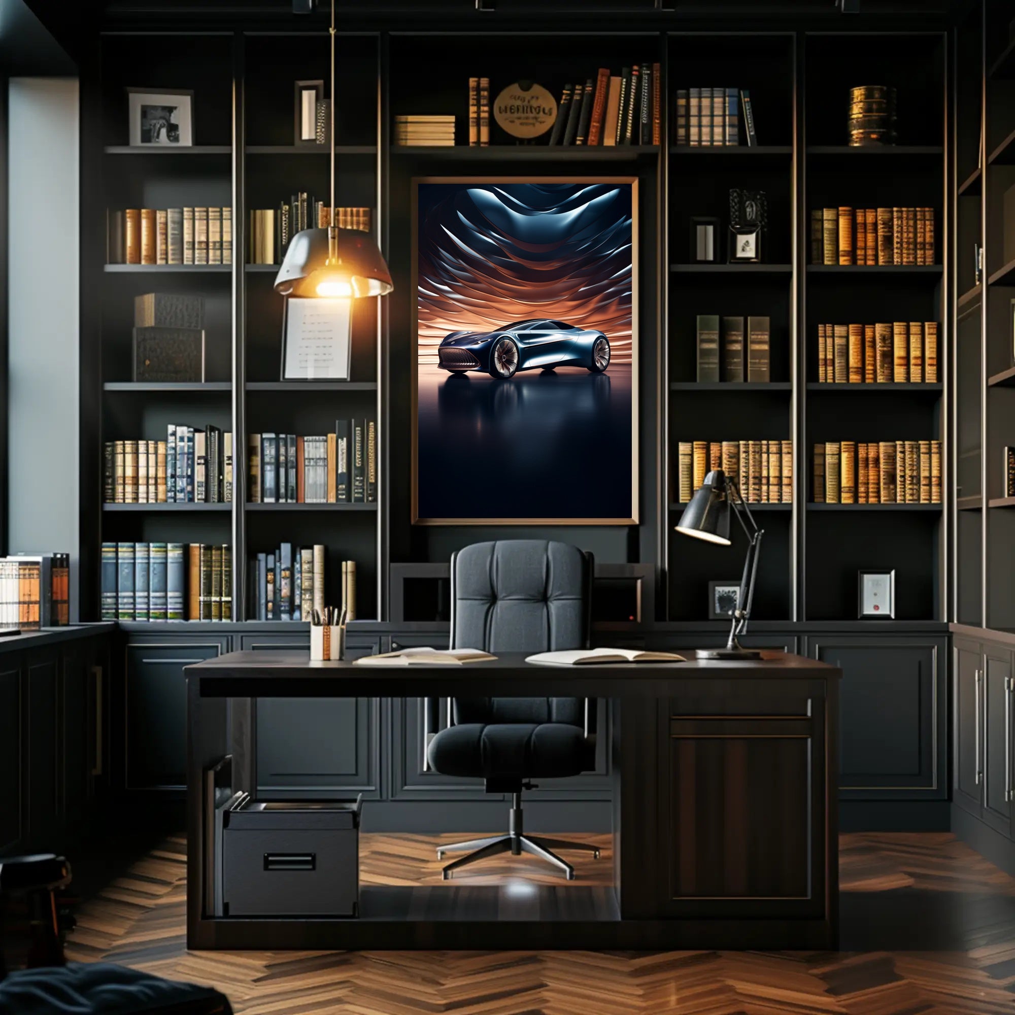 Futuristic Elegance Poster