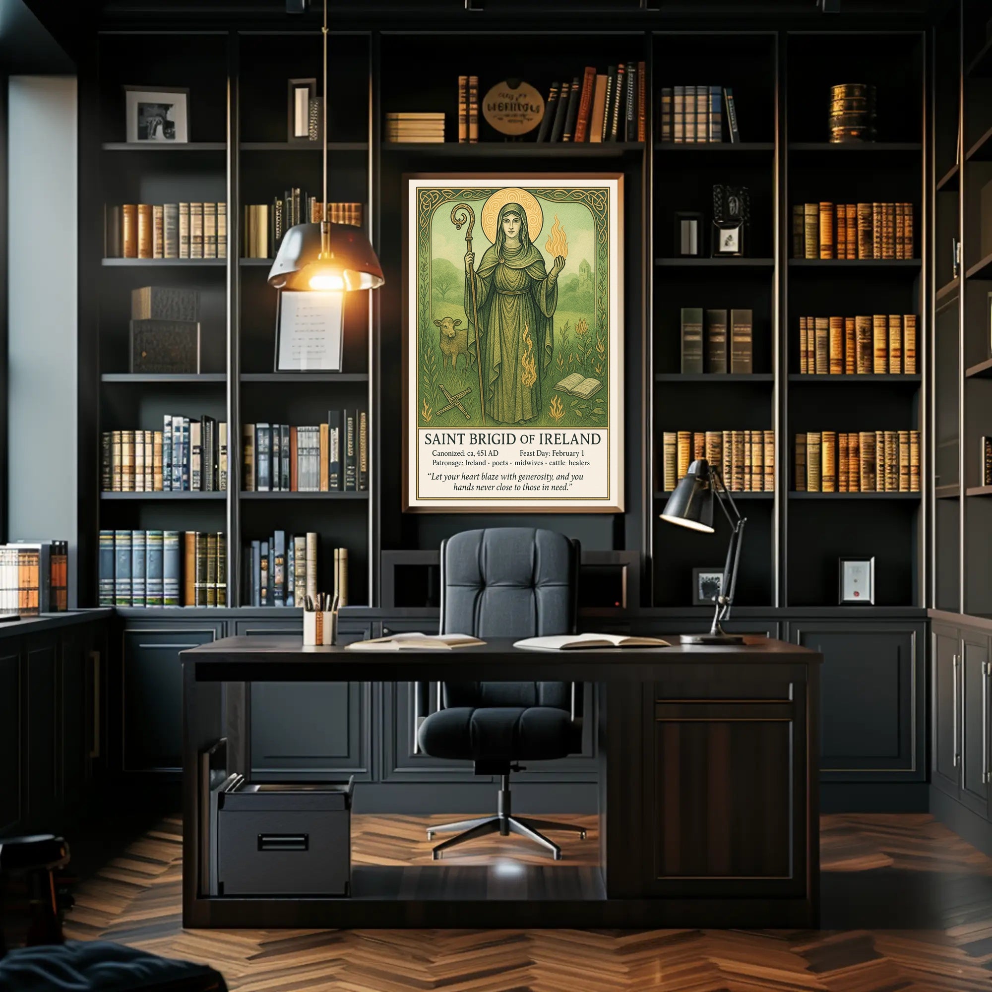 Saint Brigid of Ireland Poster PosterGoat