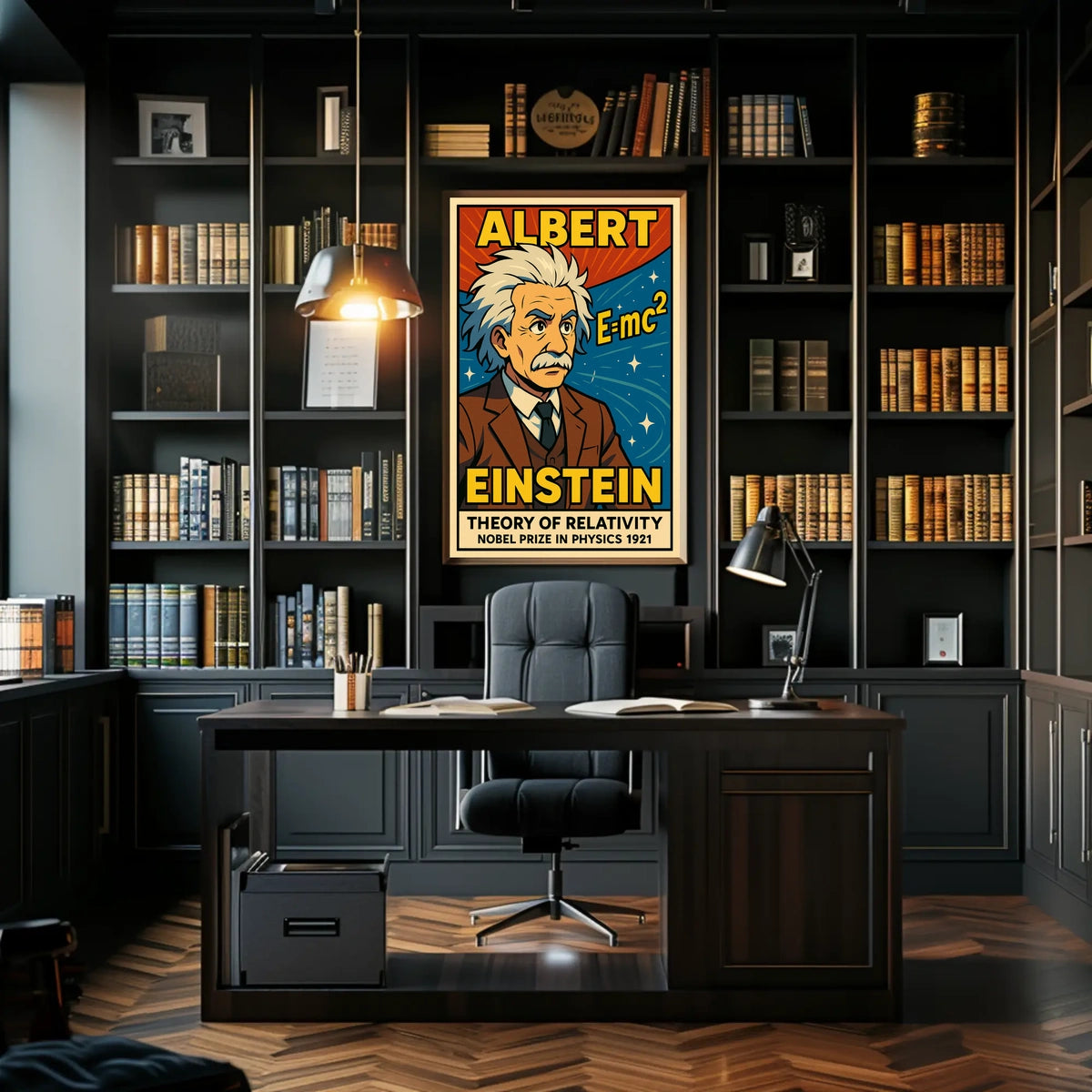 Albert Einstein Theory Of Relativity Poster