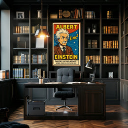 Albert Einstein Theory Of Relativity Poster