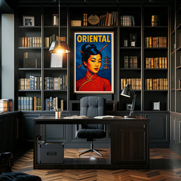 Oriental Elegance Poster