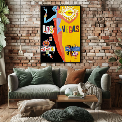 Las Vegas TWA Travel Poster