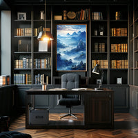 Mystical Mountain Landscape Poster