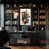 Geometric Abstraction Abstract Poster PosterGoat