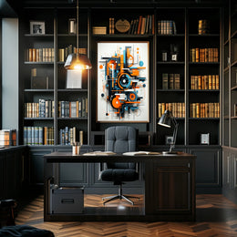 Geometric Abstraction Abstract Poster PosterGoat