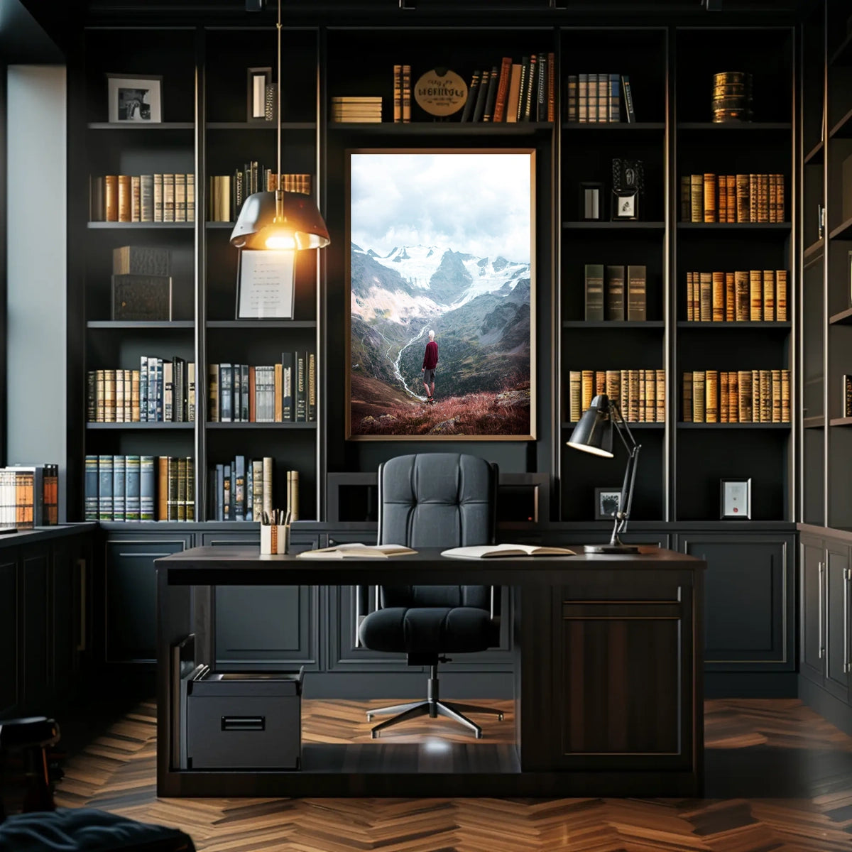 Majestic Mountain View Poster