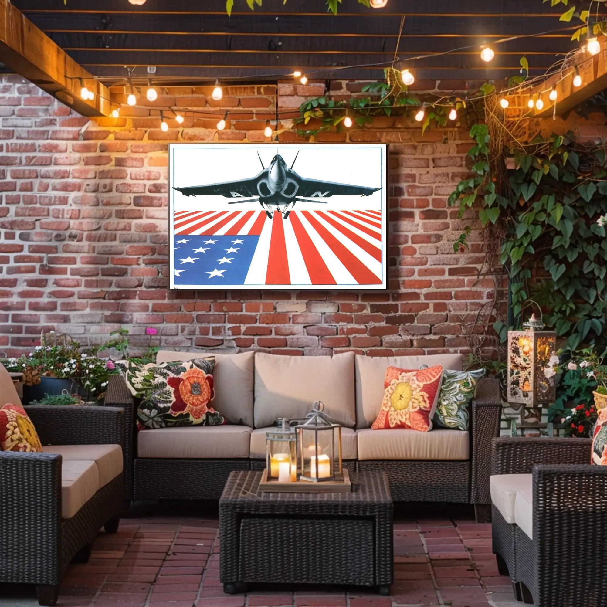 Patriotic Flight Poster