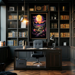 Celestial Landscape Poster