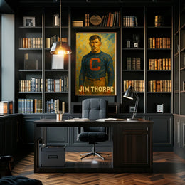 Jim Thorpe Portrait Poster