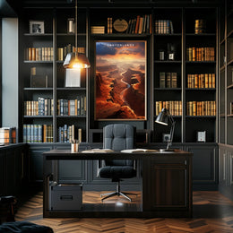 Canyonlands Sunset Poster Travel Wall Art Print