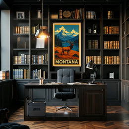 Montana Wilderness Poster
