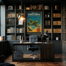 Bell P-6 Kingcobra Aviation Legends Poster