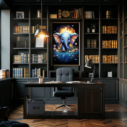 Elephant Dreams A Whimsical Fantasy Landscape