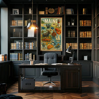 Discover Maine Poster
