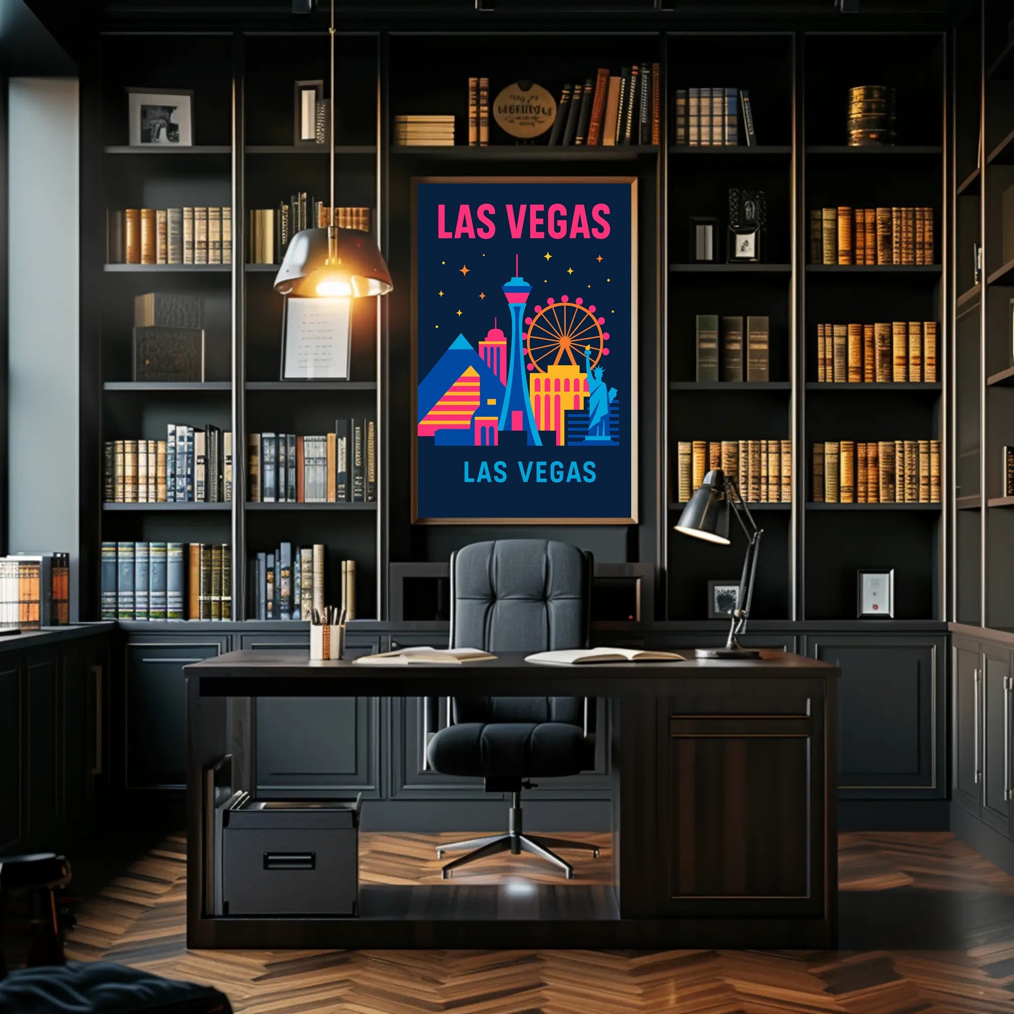 Vibrant Las Vegas Poster