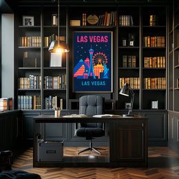 Vibrant Las Vegas Poster