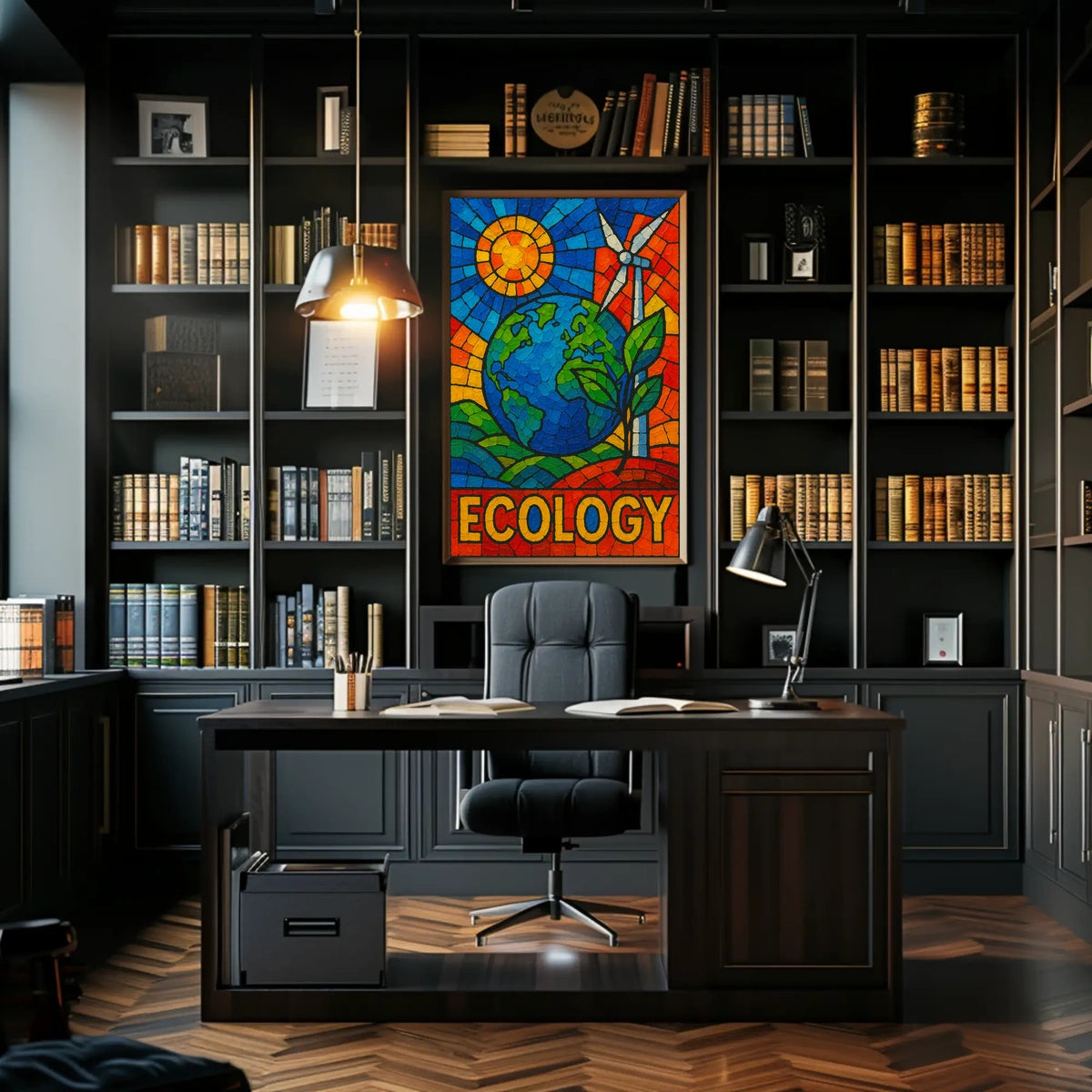 Ecology Mosaic Poster