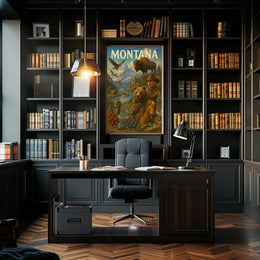 Montana Wilderness Poster