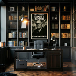 Franklin D. Roosevelt 32Nd President Poster