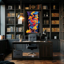 Vivid Abstract Flow Abstract Poster