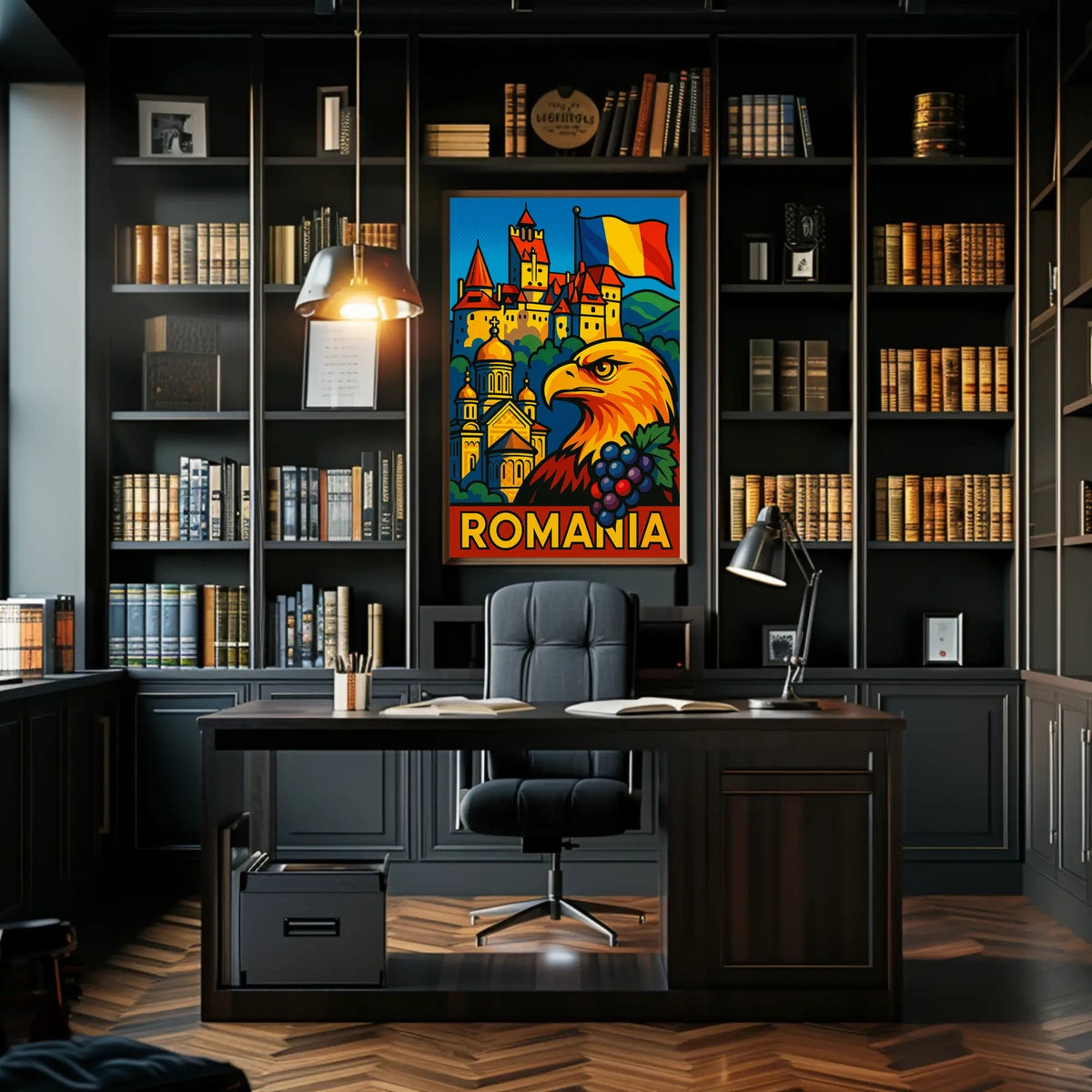 Romania A Vibrant Tribute Poster