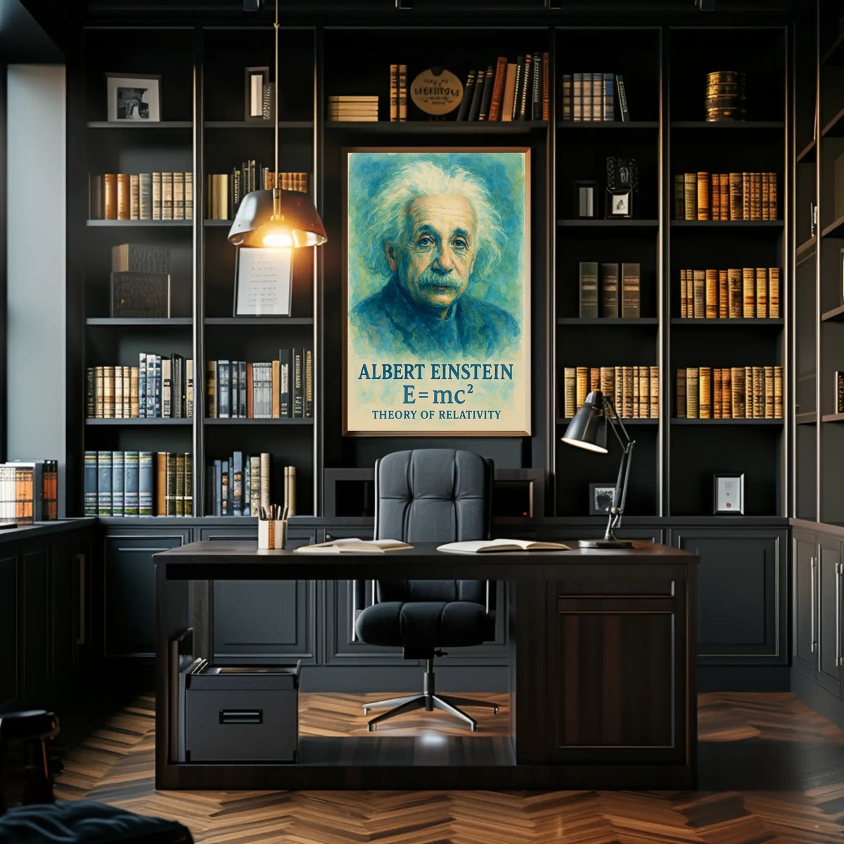 Albert Einstein Theory Of Relativity Poster