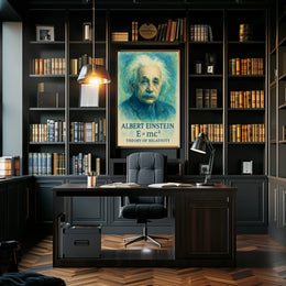 Albert Einstein Theory Of Relativity Poster