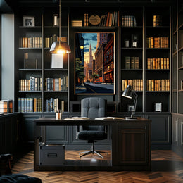 Urban Sunset Poster PosterGoat