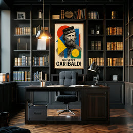 Giuseppe Garibaldi Italian Unification Historical Poster