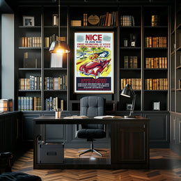 Nice International Automobile Week 1949 Poster