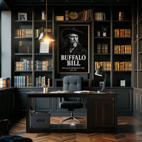 Buffalo Bill Old West Heritage Historical or Presidential Poster