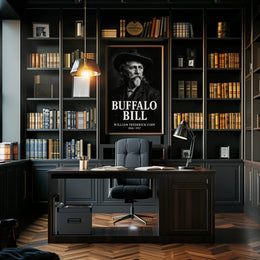 Buffalo Bill Old West Heritage Historical or Presidential Poster