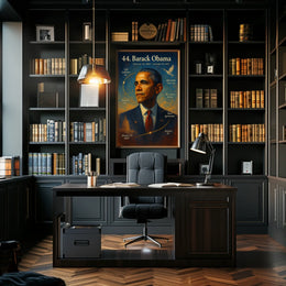Barack Obama Presidency Achievements 2009-2017 Poster