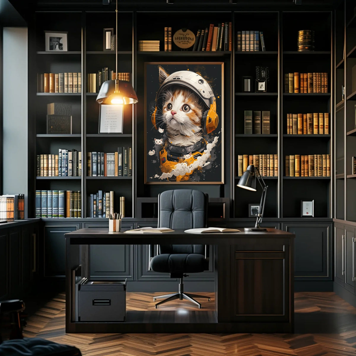 Cosmic Kitten Adventure Poster