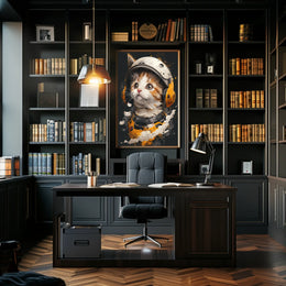 Cosmic Kitten Adventure Poster
