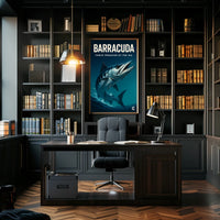 Barracuda Fierce Predator Of The Sea Poster