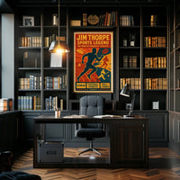 Jim Thorpe Sports Legend Poster