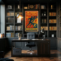 Jim Thorpe Sports Legend Poster