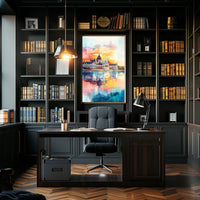 Hungary Budapest Parliament Building River View Poster