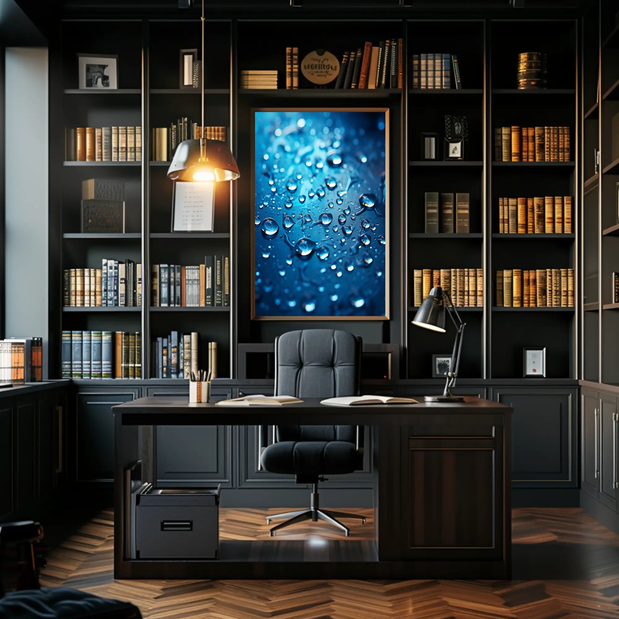 Serenity In Droplets Poster